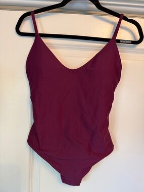 J.Crew Plum One-Piece Swimsuit with Cheeky Coverage